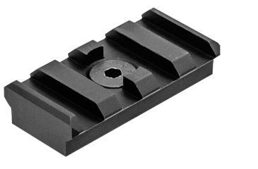 Image of UTG PRO M-LOK 4-Slot Picatinny Rail Section, Black