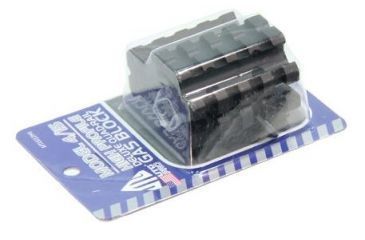 Image of Leapers UTG PRO Model 4 High Pro Quad-rail Gas Block for .75in Barrel, Black, MTU012H4