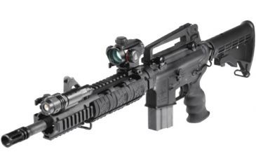 Image of Leapers UTG PRO Model 4/AR15 Extended Car Length Drop-in Quad Rail, Front Extension, MTU015