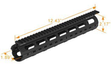 Image of Leapers UTG PRO Model 4/15 Rifle Length Super Slim Drop-in Handguard, MTU003SS