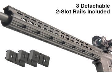 Image of Leapers UTG PRO Model 4/15 Rifle 15in. Super Slim Free Float Handguard, MTU019SS