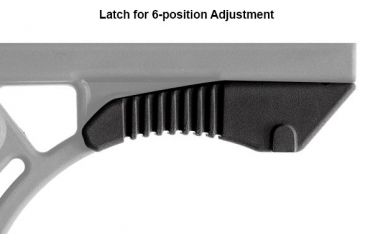Image of Leapers UTG PRO Model 4 Ops Ready S3 Commercial-spec Stock Only,Black RBUS3BCS