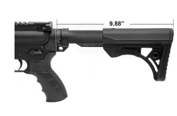 Image of Leapers UTG PRO Model 4 Ops Ready S3 Commercial-spec Stock Only,Black RBUS3BCS