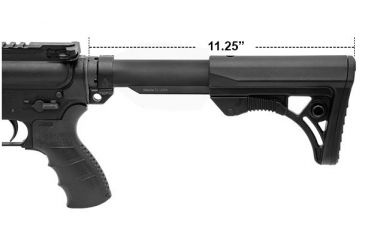 Image of Leapers UTG PRO Model 4 Ops Ready S3 Commercial-spec Stock Only,Black RBUS3BCS