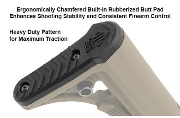 Image of Leapers UTG PRO Model 4 Ops Ready S3 Commercial-spec Stock Only-FDE RBUS3DCS