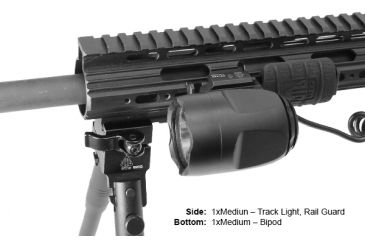 Image of Leapers UTG PRO Rail for Super Slim Free Float Handguard, 10 Slots, MTURS02M