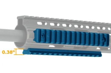 Image of Leapers UTG PRO Rail for Super Slim Free Float Handguard, 15 Slots, MTURS02L