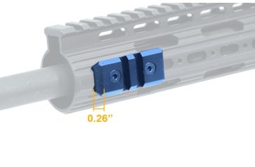 Image of Leapers UTG PRO Rail for Super Slim Free Float Handguard, 2 Slots, MTURS01S