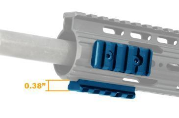 Image of Leapers UTG PRO Rail for Super Slim Free Float Handguard, 5 Slots, MTURS02S