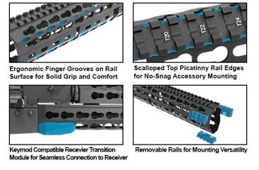 Image of Leapers UTG PRO Chinese AK47 13" Keymod Compatible Handguard, _x000D_ MTU027SSKC