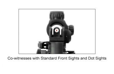 Image of Leapers UTG PRO Mil-Spec 7075T6 Forged Carry Handle Sight, _x000D_ TLURS001