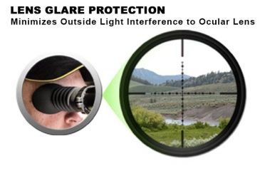 Image of Leapers UTG Rubber Scope Eyeshade for 36, 40, 41.5, 43mm Eyepiece, _x000D_ SCP-ES403