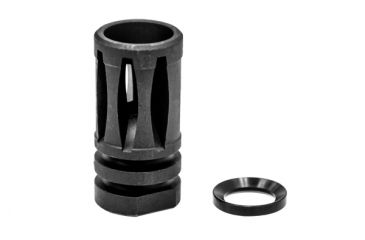 Image of Leapers UTG Standard AR15 A2 Flash Hider, Matte Black, 1/2 inch-28 UNEF, Matte Black TL-ARFH01
