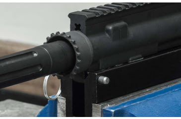 Image of Leapers UTG Standard AR15 Steel Barrel Nut, Black, TL-ARBN01