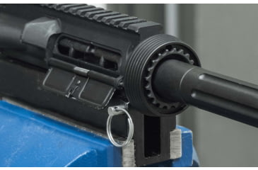 Image of Leapers UTG Standard AR15 Steel Barrel Nut, Black, TL-ARBN01