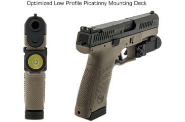 Image of Leapers UTG Sub-Compact Pistol Light, 200 Lumen, Picatinny Mount, Black, LT-ELP120R