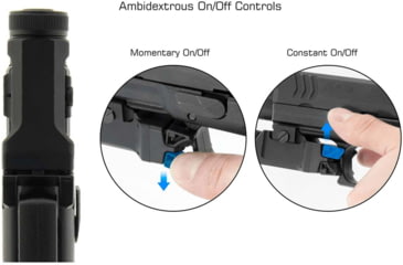 Image of Leapers UTG Sub-Compact Pistol Light, 200 Lumen, Picatinny Mount, Black, LT-ELP120R