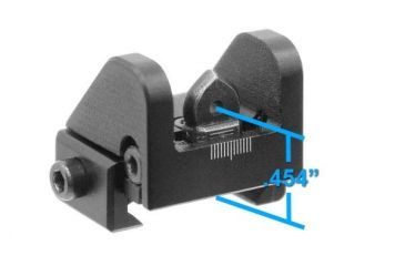Image of Leapers UTG Sub-Compact Rear Sight for Shotguns, .22 Rifles, _x000D_ MNT-910, EDEMO4