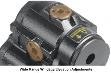 Image of Leapers UTG Sub-Compact Red Laser with Solid-Pulse Dot Modes, Integral Mount, AG5 Battery, x000D SCP-LS200