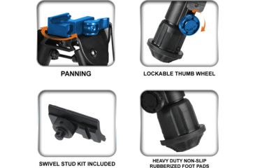 Image of Leapers UTG Super Duty Tactical Op QD Bi-pod TL-BP78Q