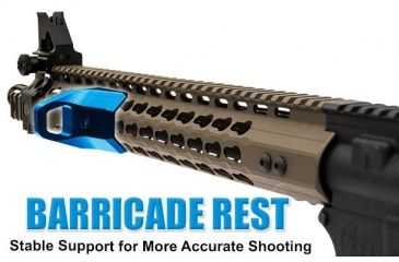 Image of Leapers UTG Super Slim Keymod Hand Stop/Barricade Rest Kit, Black TL-HS02B
