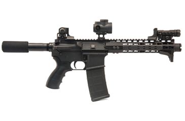 Image of Leapers UTG Super Slim Mount, Trijicon MRO/MRO Patrol, Absolute Co-Witness, 0.73 inch, Black MT-MROAC