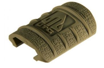 Image of Leapers UTG Super Slim Rubber Rail Guard 12 Pack, 0.3oz/PC, OD Green RB-HP12G-B