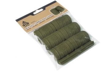 Image of Leapers UTG Super Slim Rubber Rail Guard 12 Pack, 0.3oz/PC, OD Green RB-HP12G-B