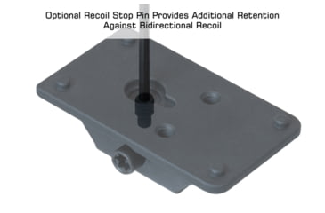 Image of UTG Pro Super Slim RDM20 Dovetail Mount, Low Profile, Small, Black, RDM-20XSD