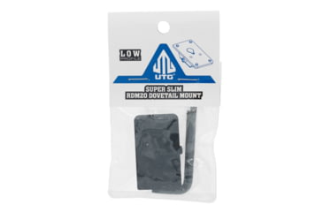 Image of Leapers UTG Super Slim RDM20 Dovetail Mount, Low Profile, Black, Small, RDM-20XSD
