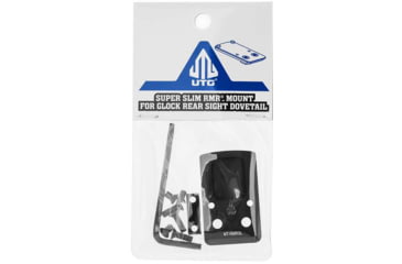 Image of Leapers UTG Super Slim RDM20 Mount for Glock Rear Sight Dovetail, Black, RDM-20GL