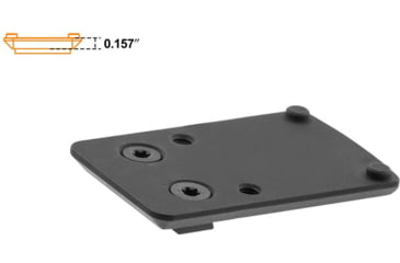 Image of Leapers UTG Super Slim RMR Mount for Glock Rear Sight Dovetail, Black, MT-RMRGL