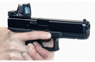 Image of Leapers UTG Super Slim RMR Mount for Glock Rear Sight Dovetail, Black, MT-RMRGL