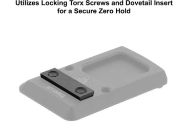 Image of Leapers UTG Super Slim RMR Mount for Glock Rear Sight Dovetail, Black, MT-RMRGL