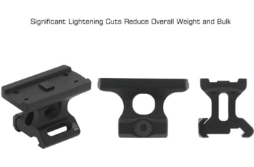 Image of UTG Pro Super Slim T1 Mount, Absolute Co-Witness, Black, MT-T1AC