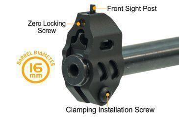 Image of Leapers UTG Tactical Front Sight for Ruger 10/22, Mossberg 702 Rifle, MNT-716