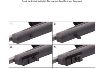 Image of Leapers UTG Tactical OP Bipod, Quick Detach, 8.0-12.4in Center Height, Black, TL-BP88Q
