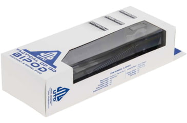 Image of Leapers UTG Tactical OP Bipod, Quick Detach, 8.0-12.4in Center Height, Black, TL-BP88Q