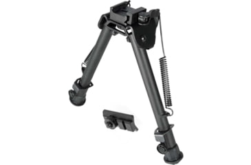 Image of Leapers UTG Tactical OP Bipod, Quick Detach, 8.0-12.4in Center Height, Black, TL-BP88Q