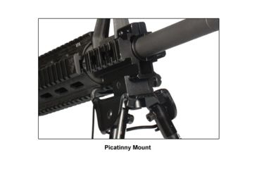Image of Leapers UTG Tactical OP Bipod w/ SWAT Combat Profile, Adjustable Height TL-BP78