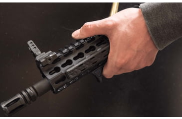 Image of Leapers UTG Ultra Slim Angled Foregrip, Keymod, Matte Black, MT-AFGK01
