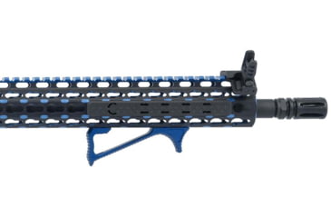 Image of Leapers UTG Ultra Slim Angled Foregrip, Keymod, Matte Blue, MT-AFGK01B