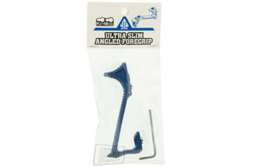 Image of Leapers UTG Ultra Slim Angled Foregrip, Keymod, Matte Blue, MT-AFGK01B