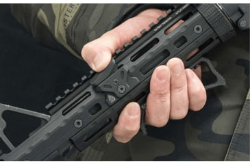 Image of Leapers UTG Ultra Slim Angled Foregrip, M-LOK, Matte Black, MT-AFGM01