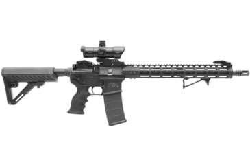 Image of Leapers UTG Ultra Slim Angled Foregrip, M-LOK, Matte Black, MT-AFGM01