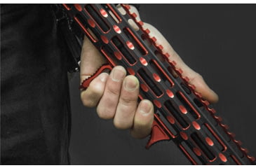 Image of Leapers UTG Ultra Slim Angled Foregrip, M-LOK, Matte Red, MT-AFGM01R