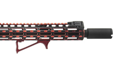 Image of Leapers UTG Ultra Slim Angled Foregrip, M-LOK, Matte Red, MT-AFGM01R