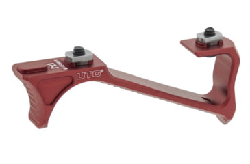 Image of Leapers UTG Ultra Slim Angled Foregrip, M-LOK, Matte Red, MT-AFGM01R