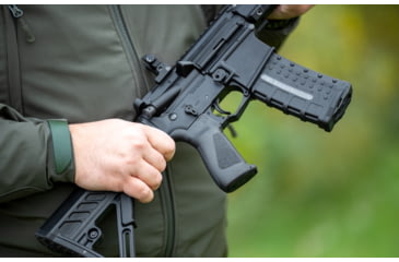 Image of Leapers UTG Ultra Slim AR Pistol Grip, Black, RBT-APG01B