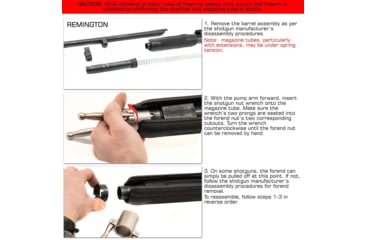 Image of Leapers UTG Universal Shotgun Forend Wrench, Black, TL-SHWR01